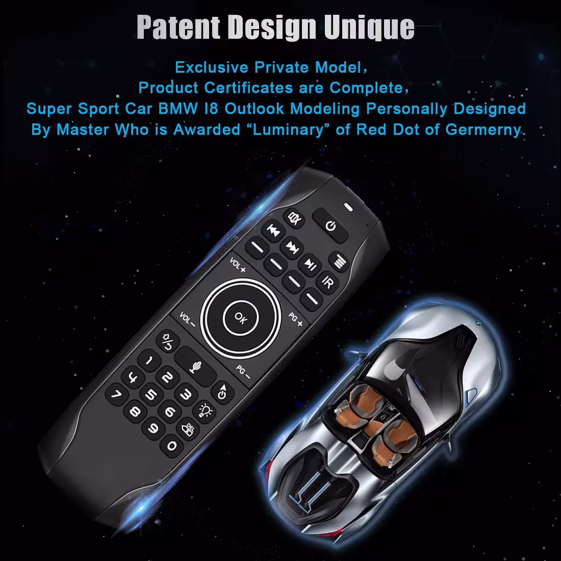 souris sans fil avec commande vocale