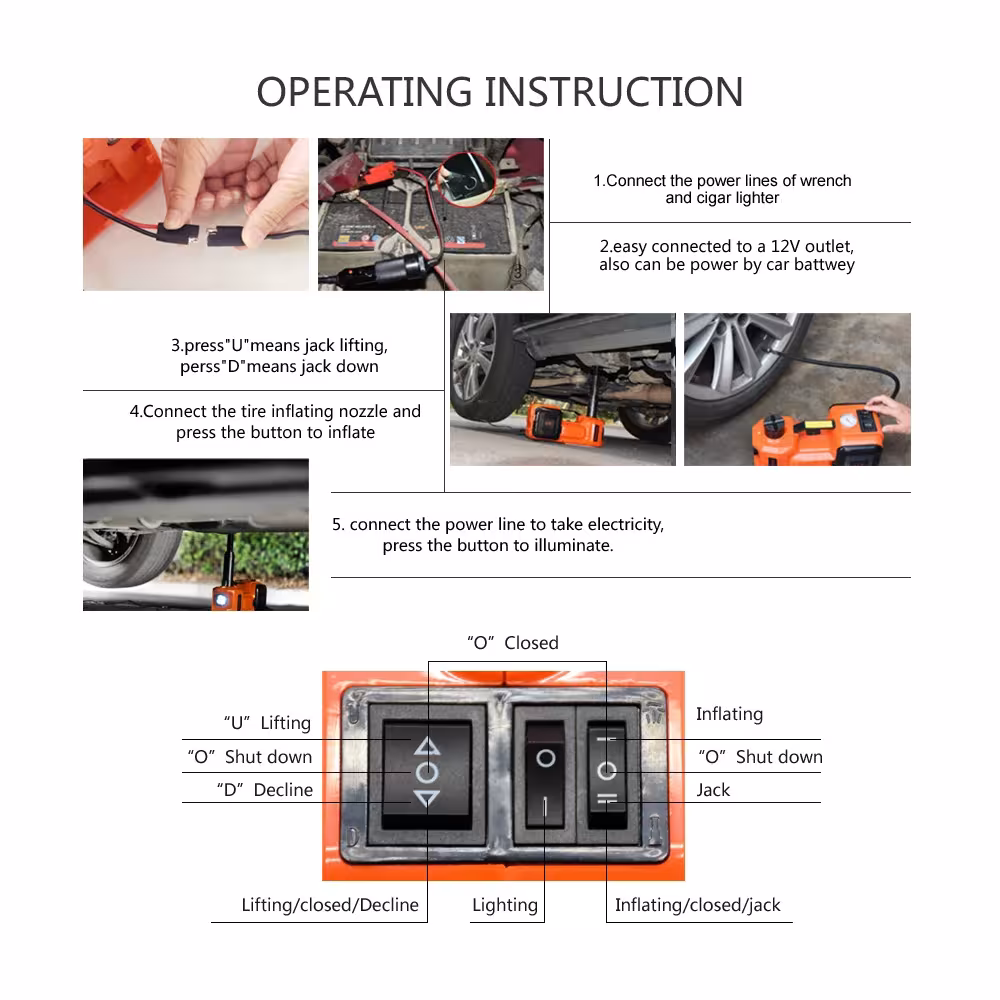 electric car lifting tool
