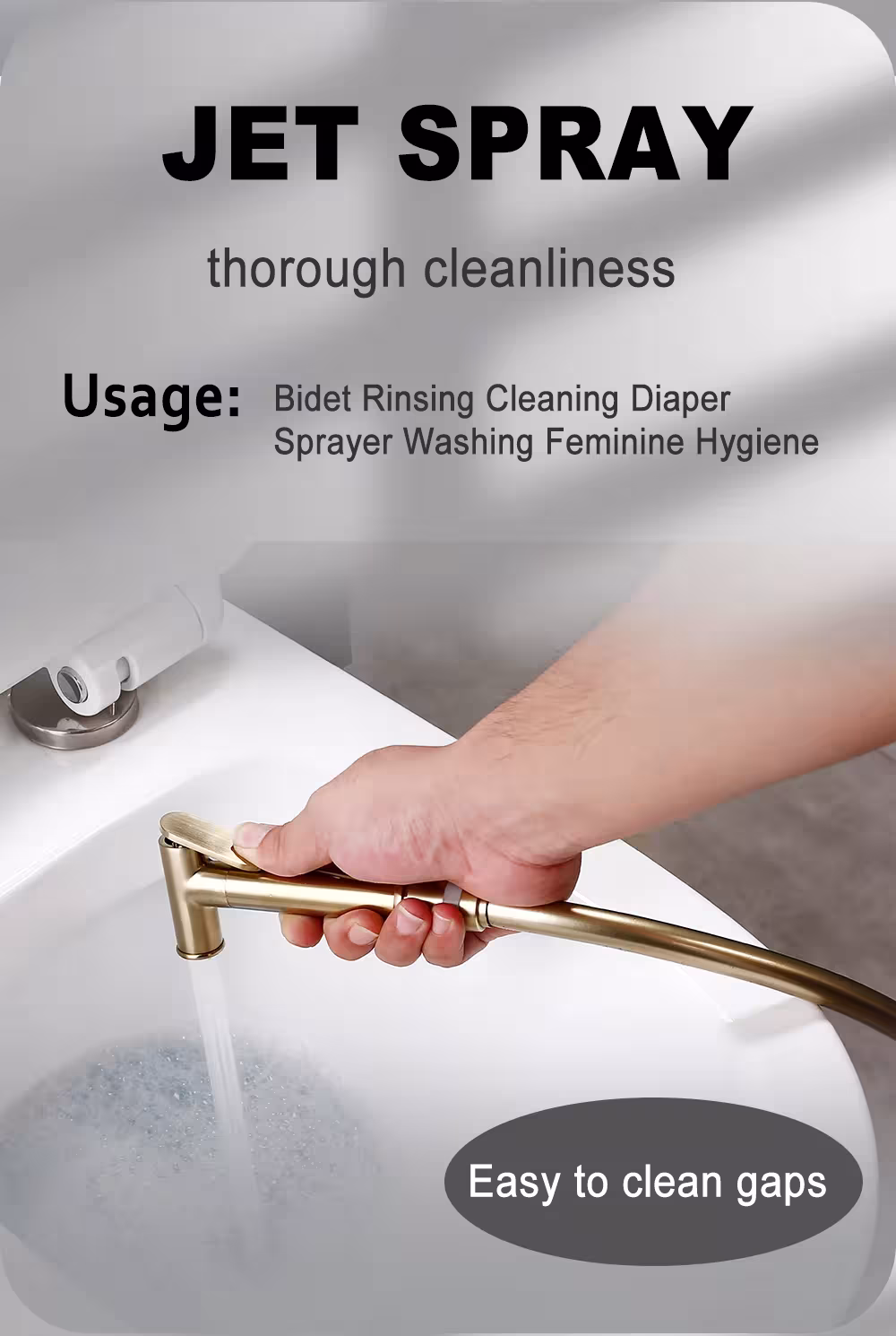 rankinis bidet purkštuvas
