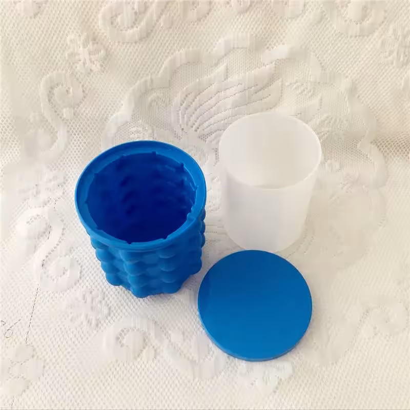 silicone ledų kubelio gamybos aparatas