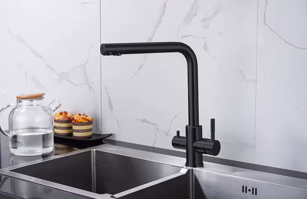 kitchen water filtration faucet