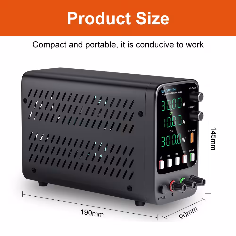 alimentatore CC regolabile