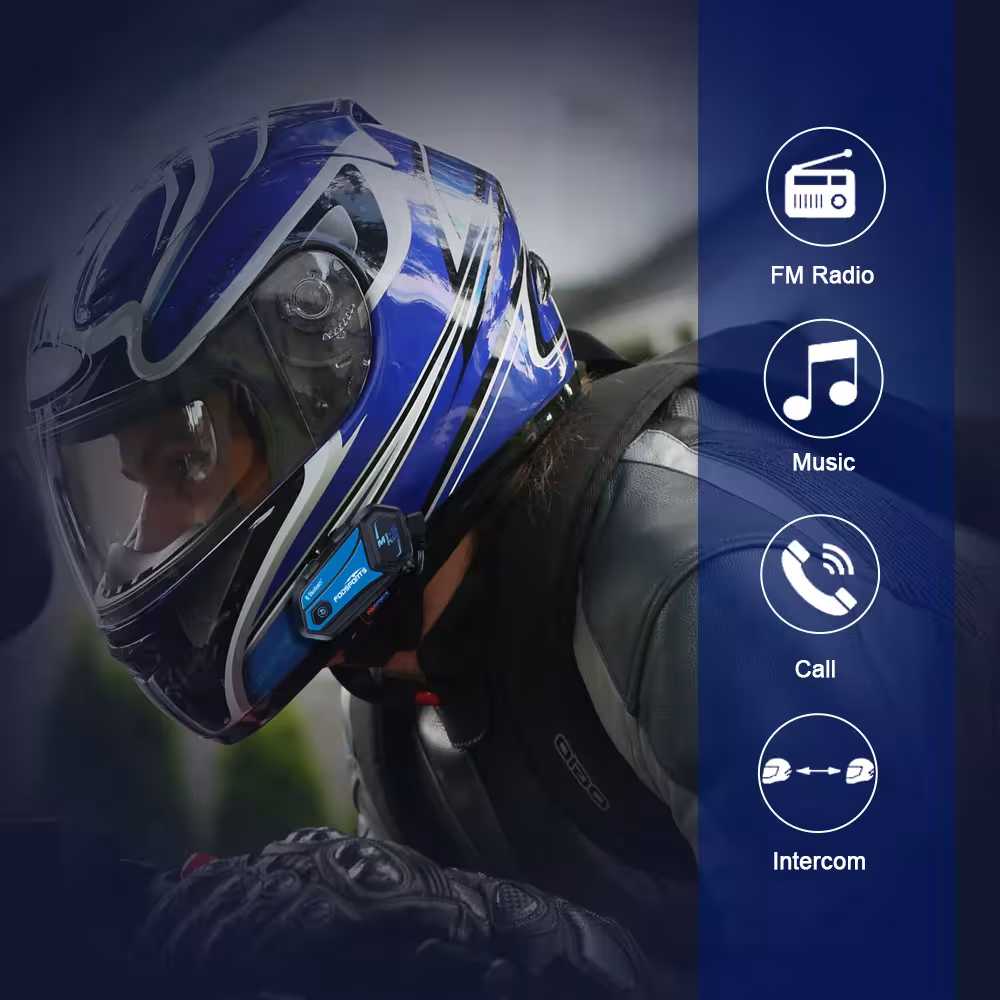 motociklų šalmo Bluetooth ausines