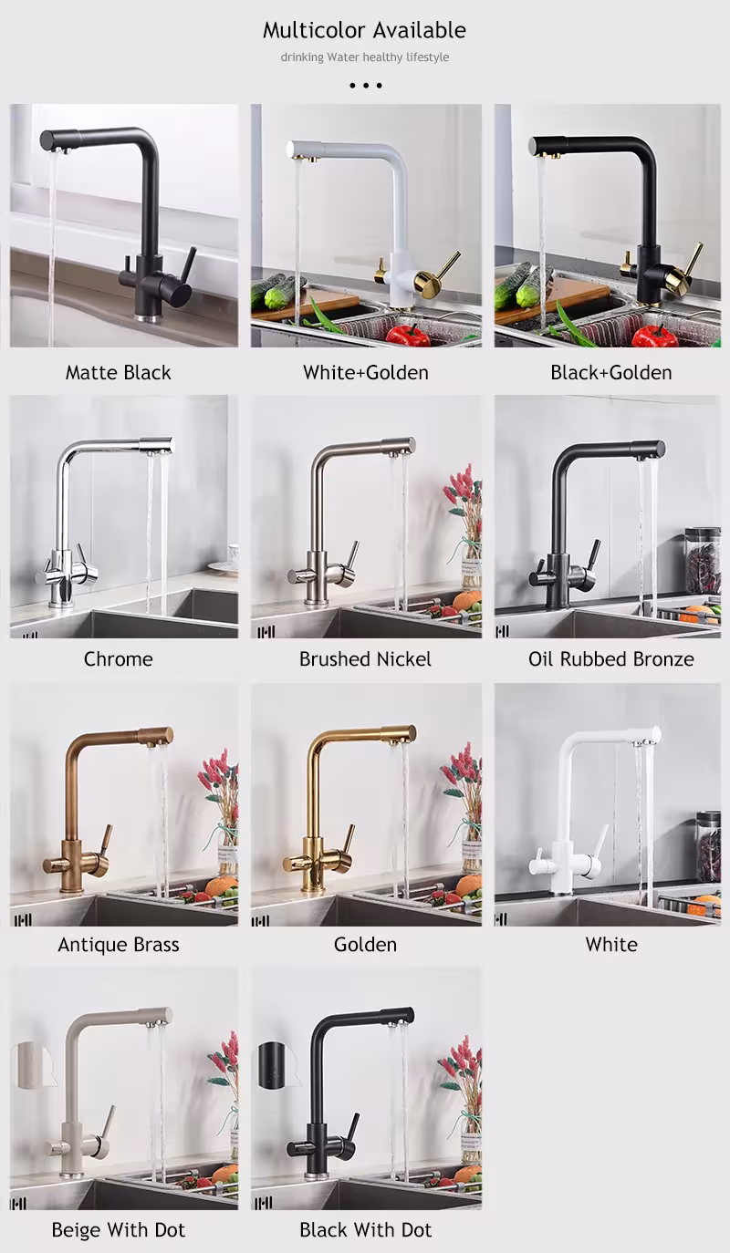 virtuvės maišytuvas su filtru