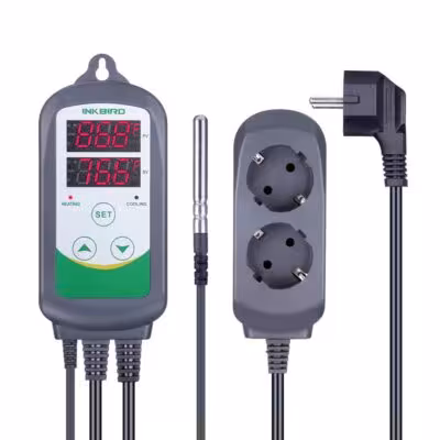 Contrôleur thermostatique numérique INKBIRD CTI-308 WiFi avec double relais