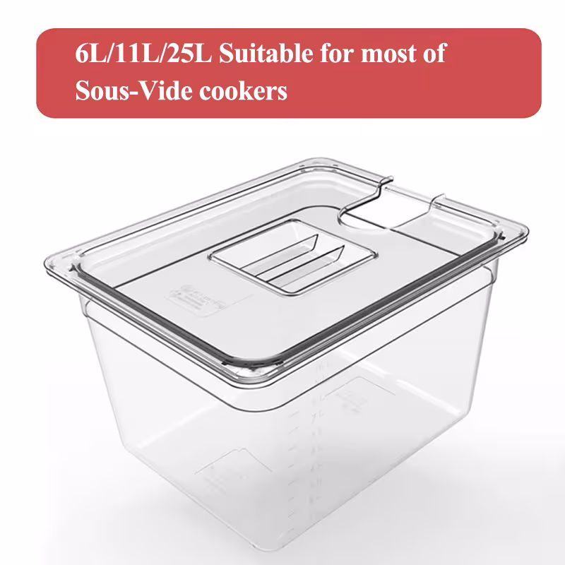 sous vide cooking container
