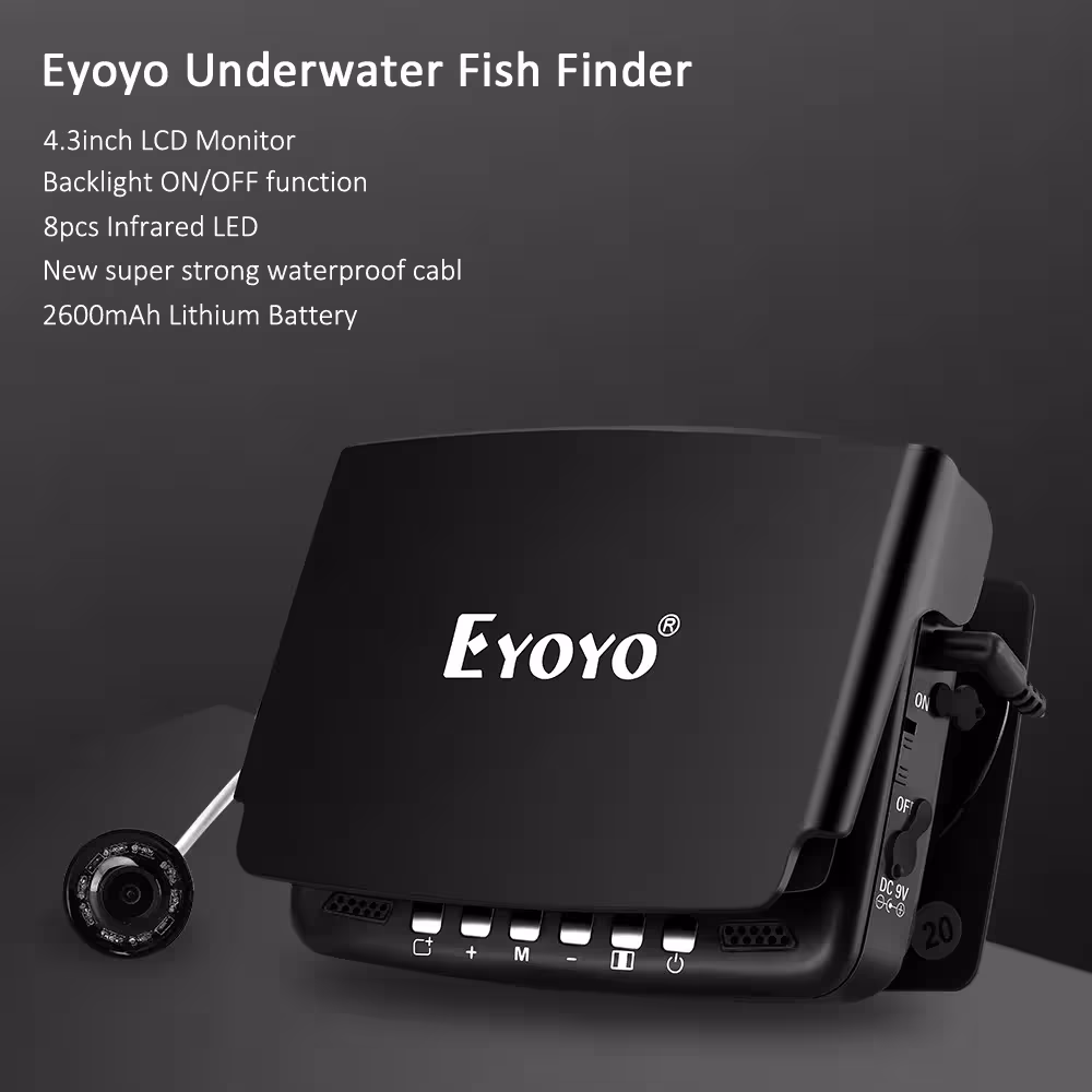 telecamera da pesca con luce LED