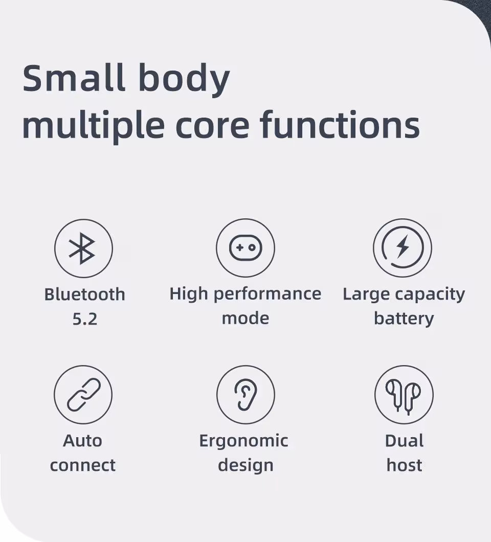 wireless Bluetooth module for earphones