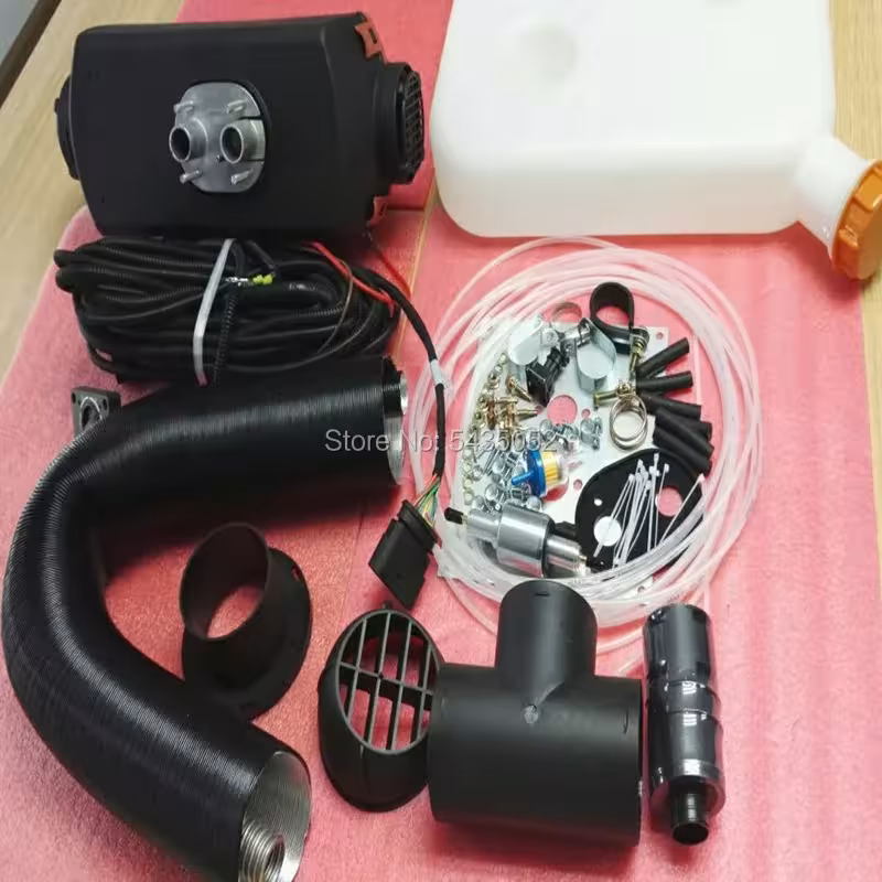 Chauffage diesel 12V 2KW avec télécommande et réservoir