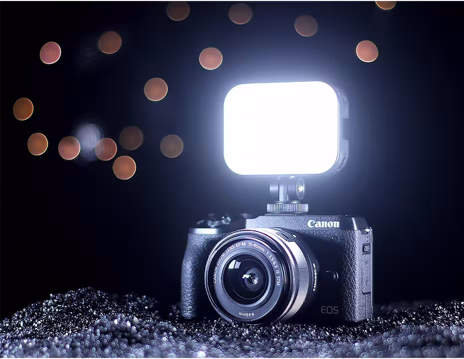 LED video šviesa vlogėjimui