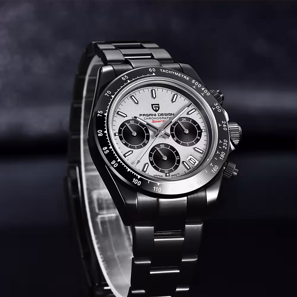 men's quartz watch with sapphire crystal