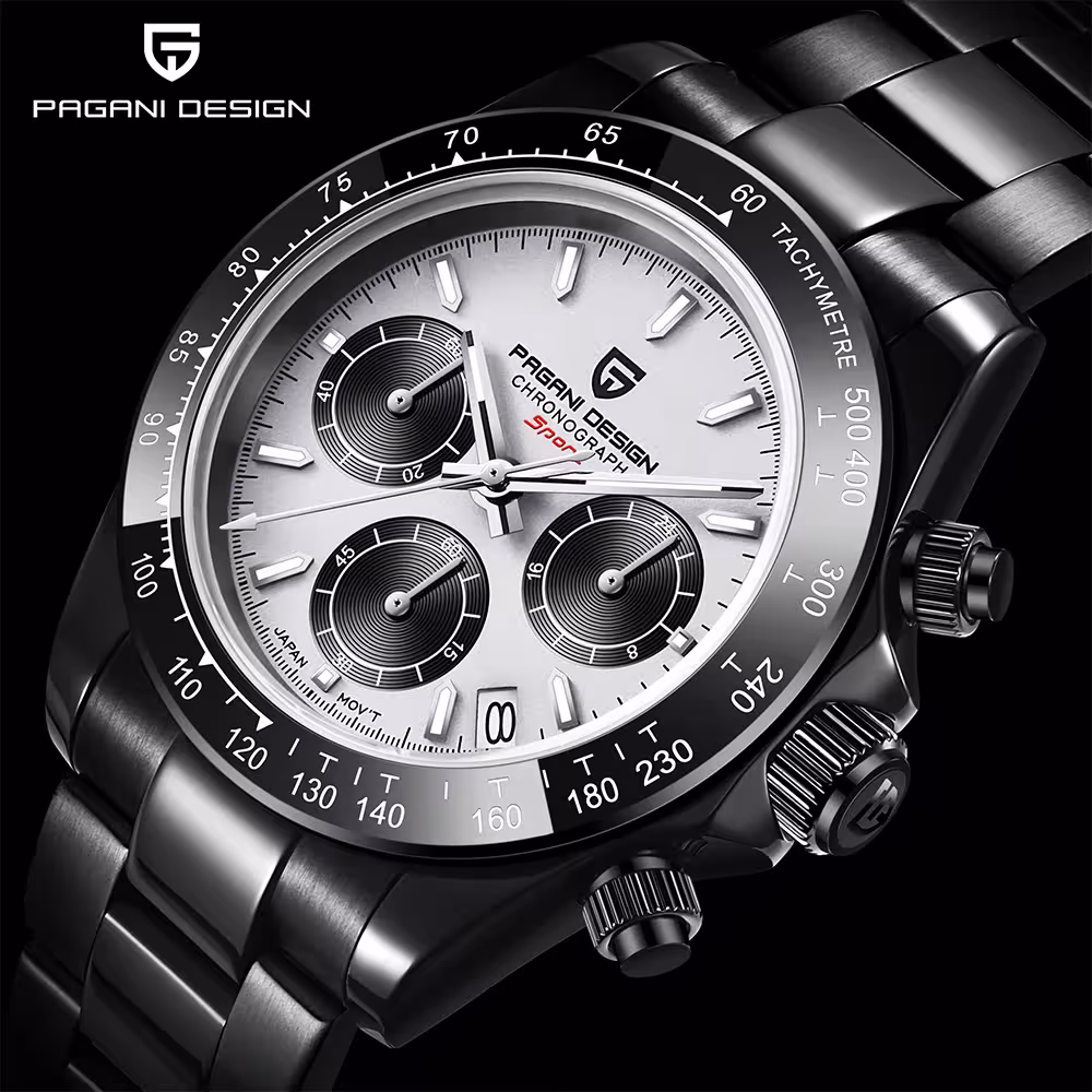 men's quartz watch with sapphire crystal