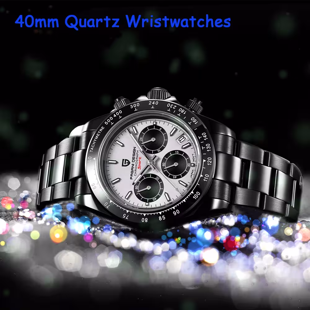 men's quartz watch with sapphire crystal
