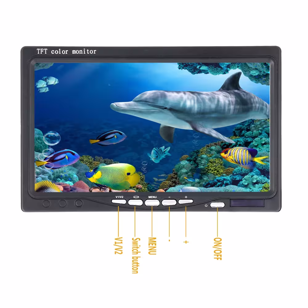 caméra de pêche avec LED