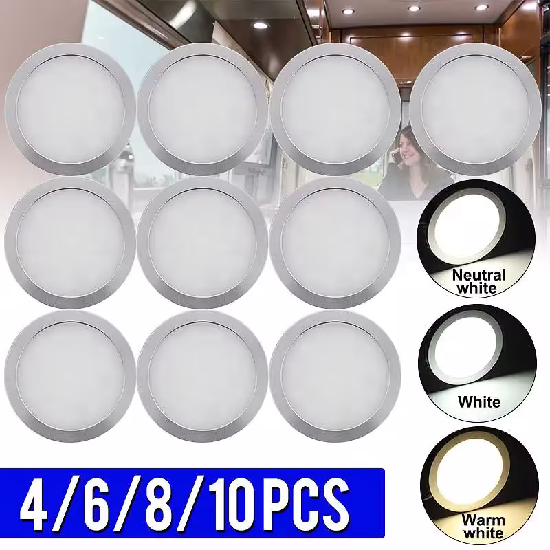 luci a LED 12V per cucina 4-12 pezzi.