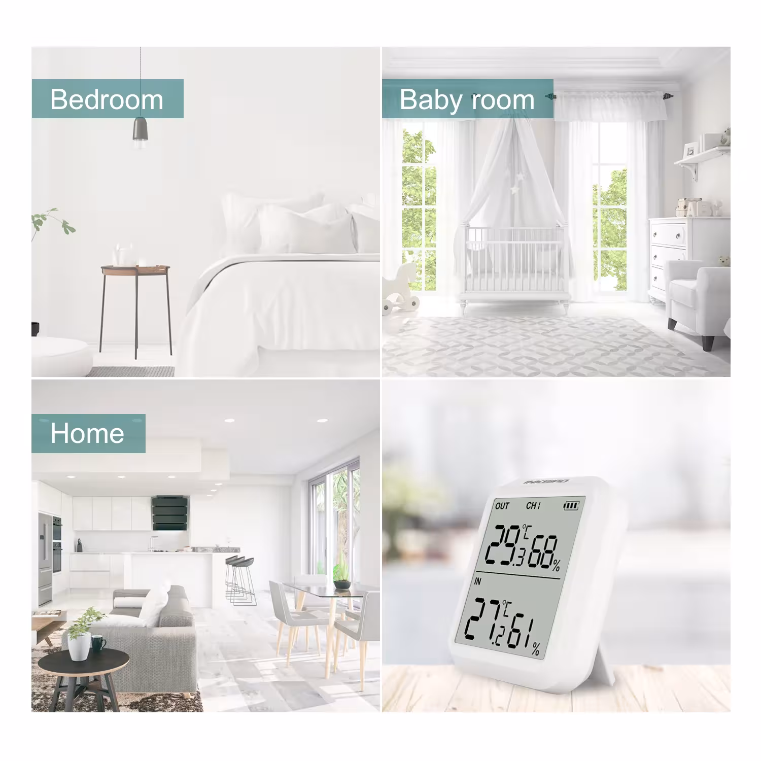 thermomètre hygromètre sans fil
