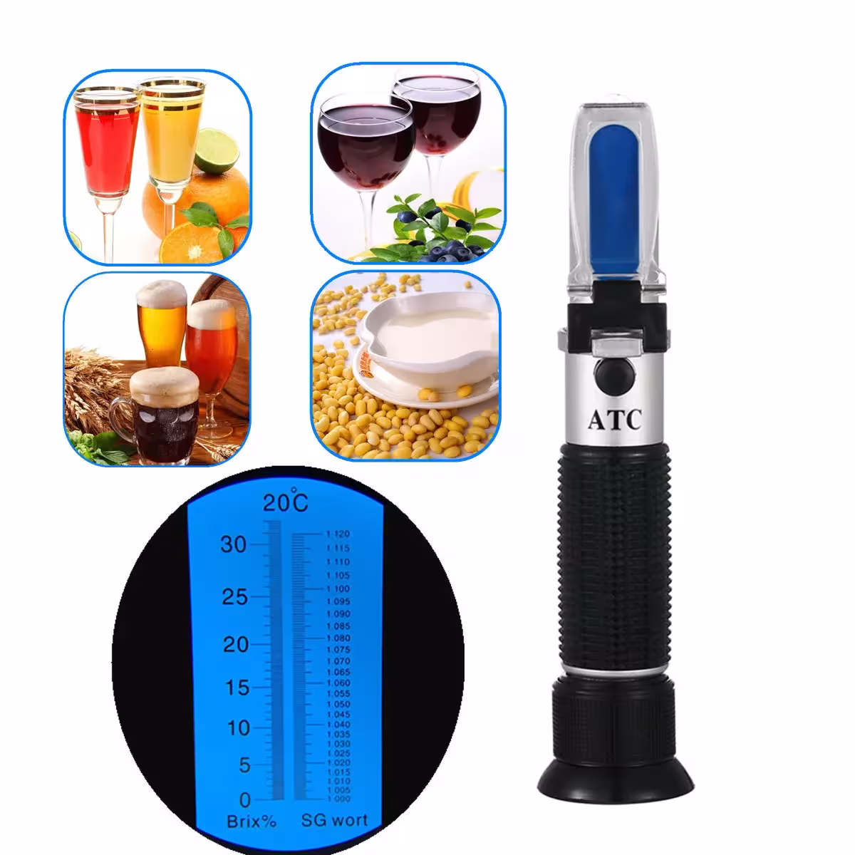 refractometer for alcohol measurement