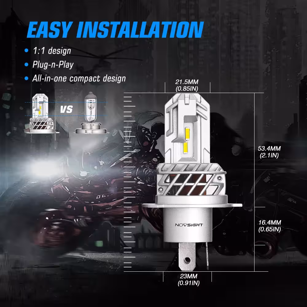 Bombilla LED para faro de motocicleta