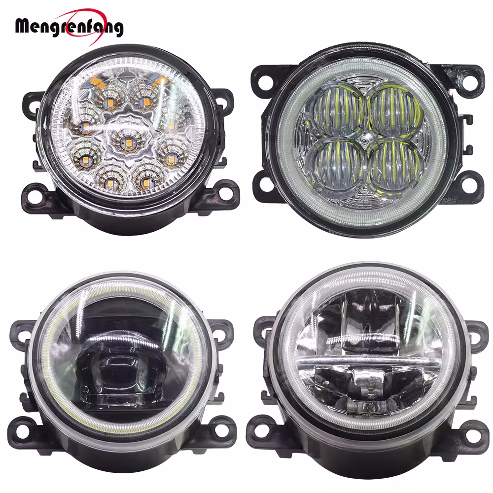 Priekiniai sumažintų šviesos žibintai Jeep Compass Cherokee Renegade LED DRL 12V