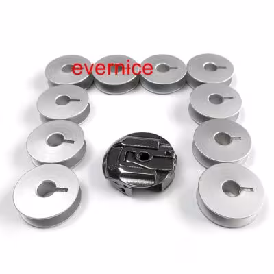 Bobbin Case + 10 ritinėlių Bernina 540, 740, 750, 840, 850, 940, 950 modeliams