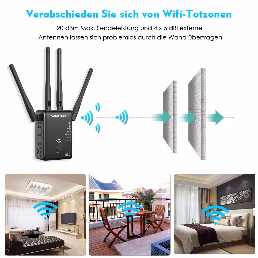 WiFi Wiederholung 1200mbps