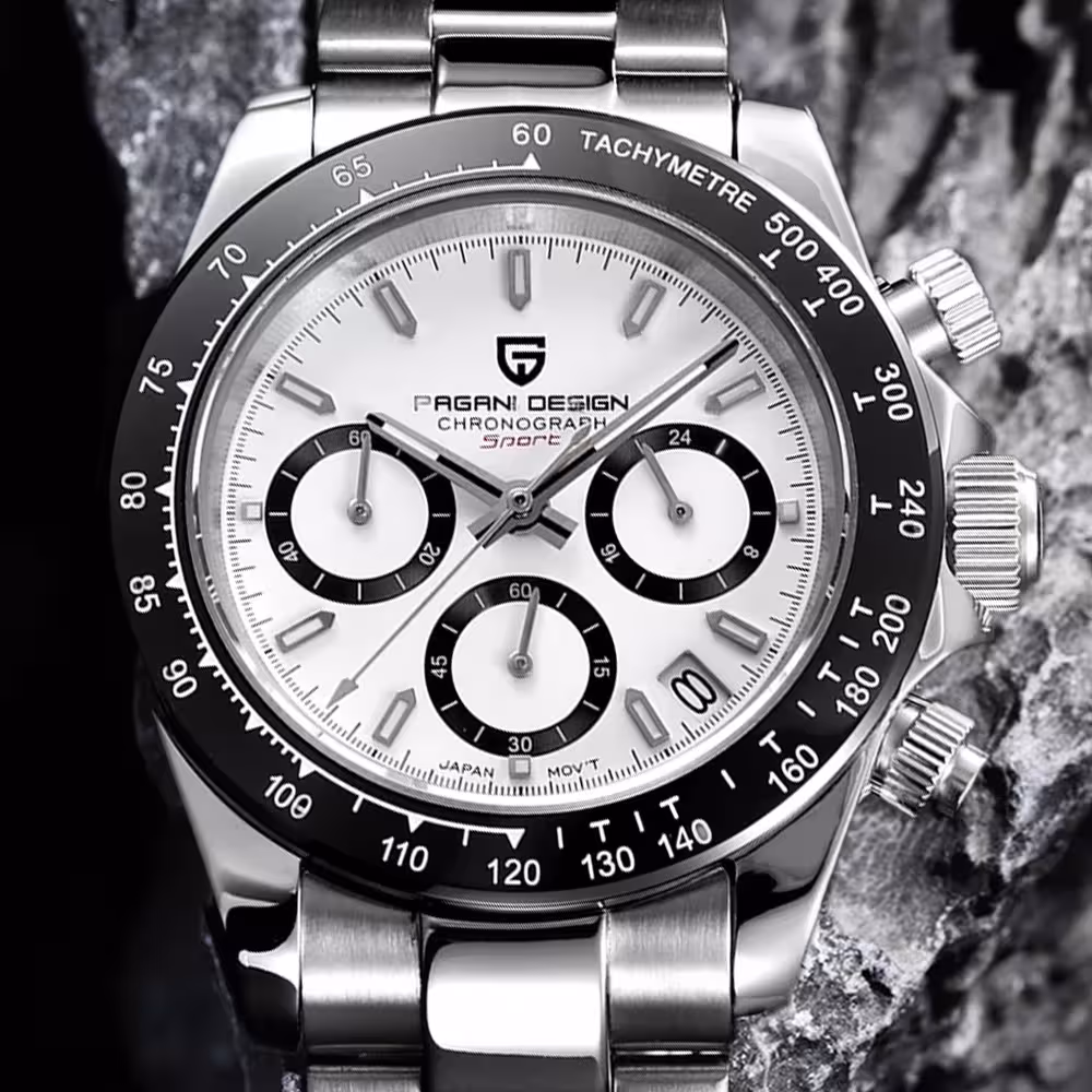 men's quartz watch with sapphire crystal