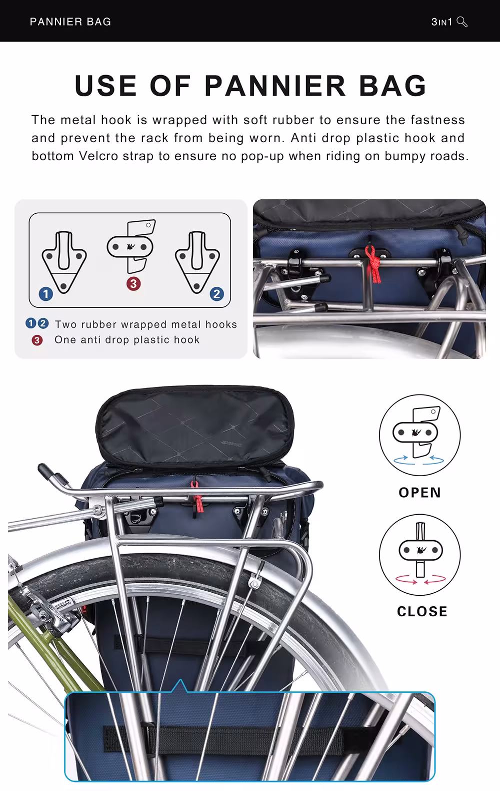 alforja para bicicleta