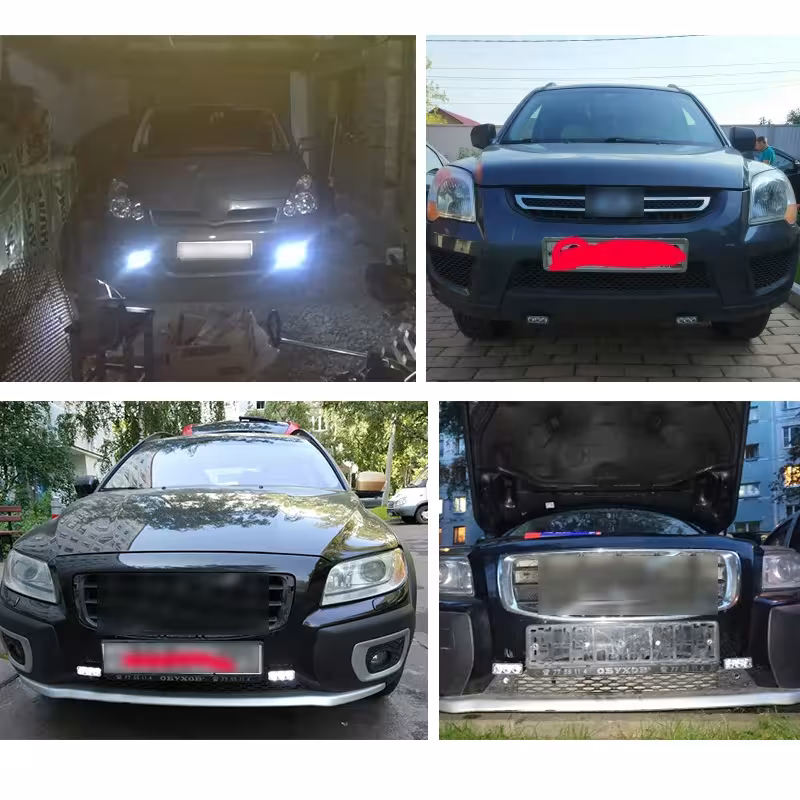 LED dienos žibintai automobiliui