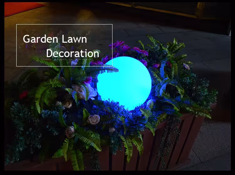 LED ball light with remote control