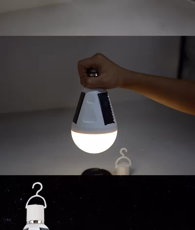 lampada LED a energia solare