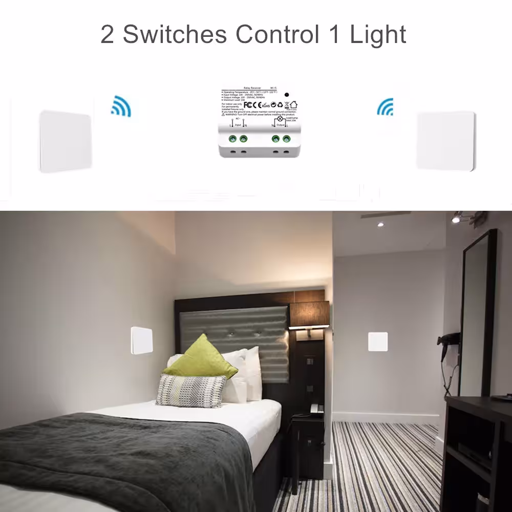 commutateur de lumière sans fil