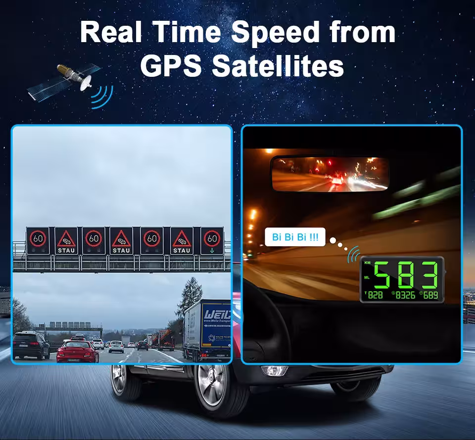 GPS greičio matuoklis automobiliui