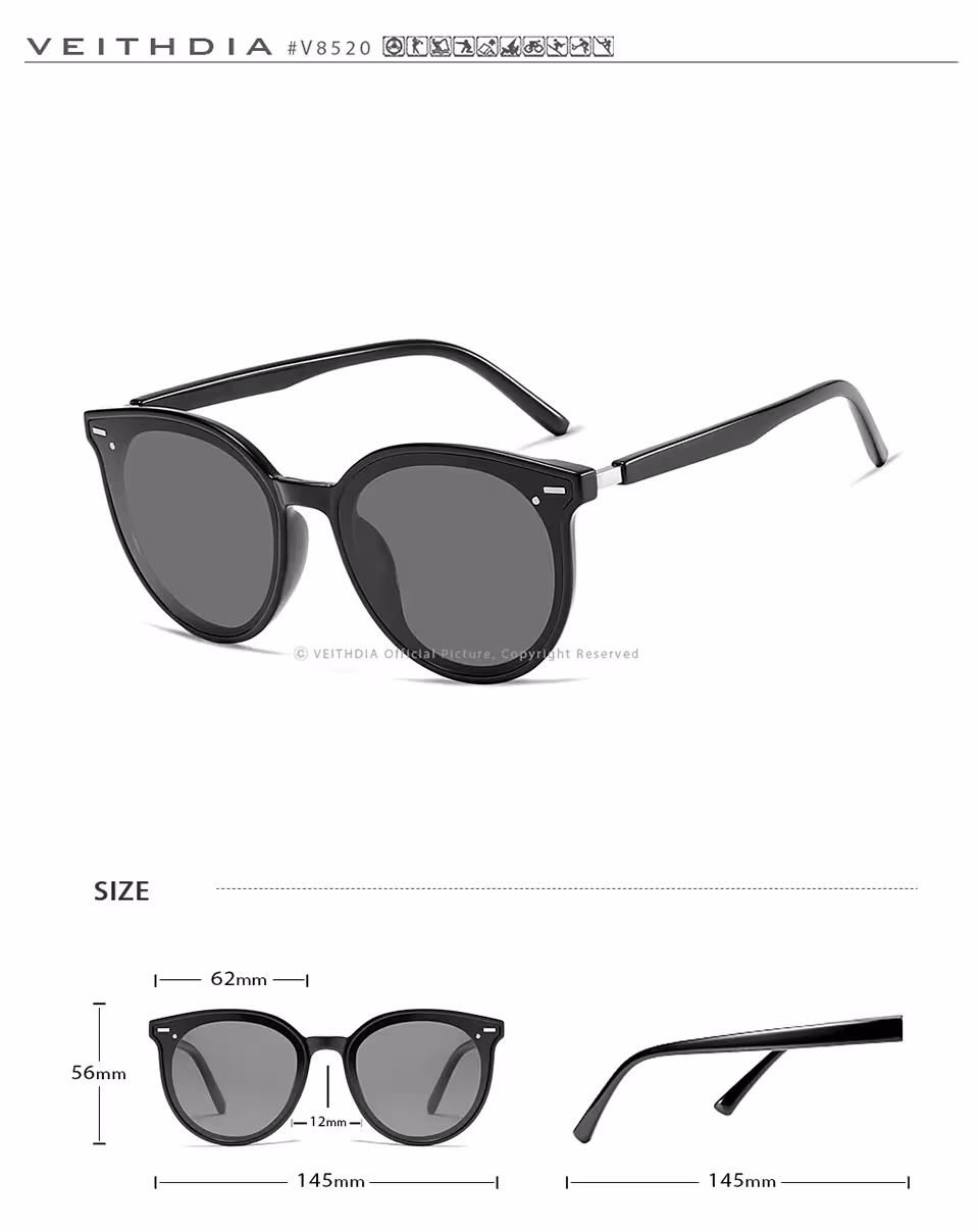 Lunettes de soleil polarisées pour femmes