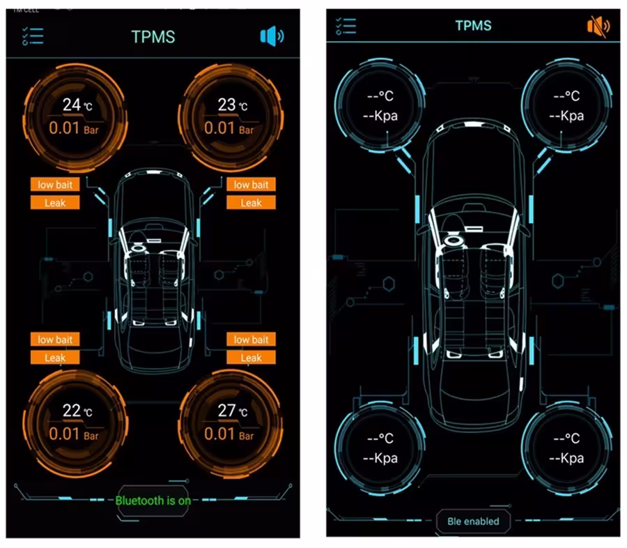 sensore di pressione pneumatici TPMS