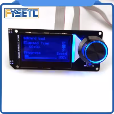 Tipo B mini-12864 schermo LCD con illuminazione RGB per stampante 3D con scheda SD