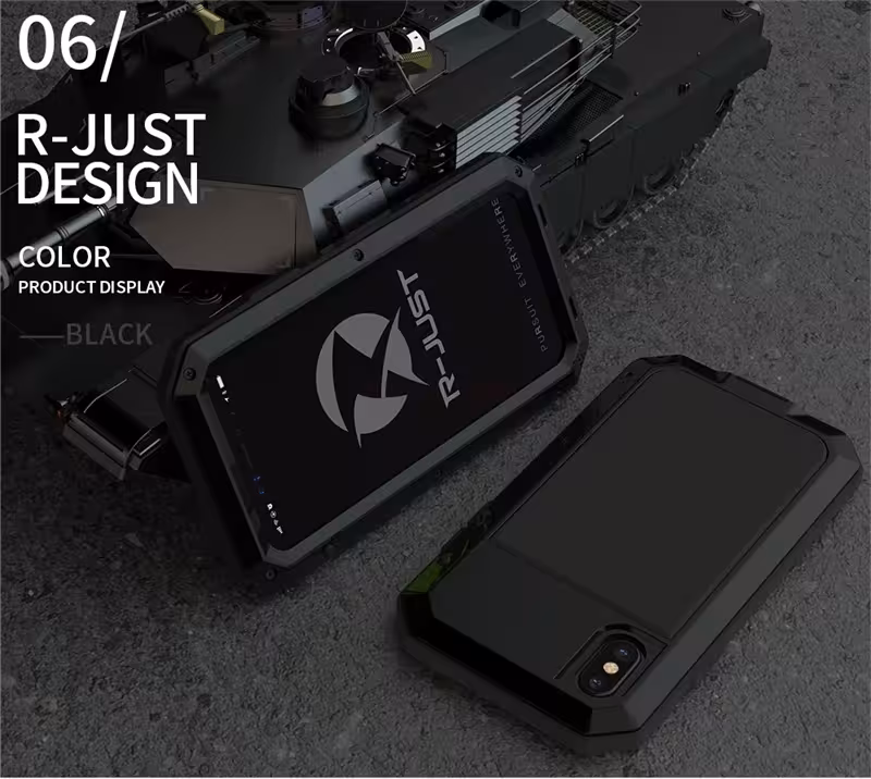 Caja metálica para iPhone