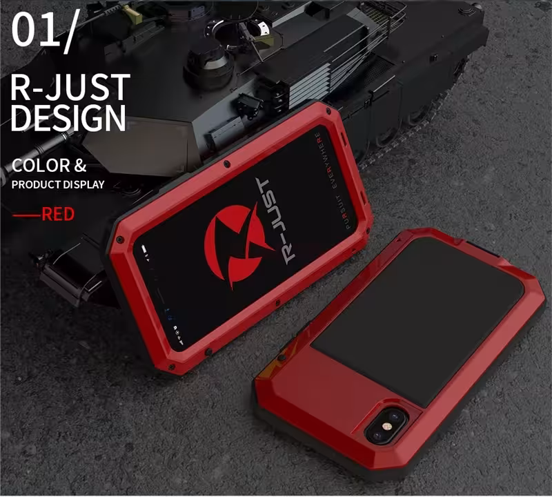 Caja metálica para iPhone