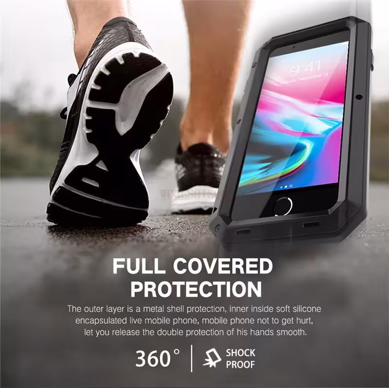 Caja metálica para iPhone
