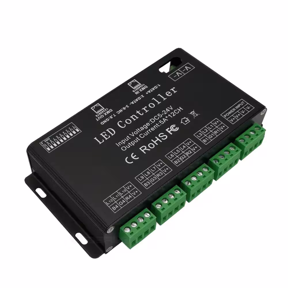 Decodificador DMX para el control LED