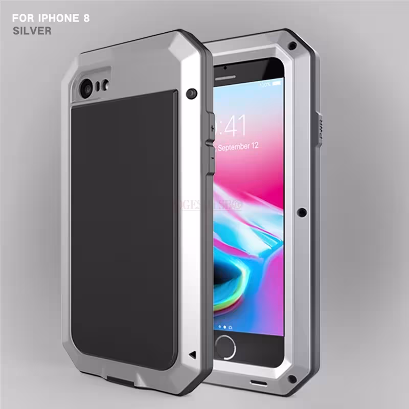 Caja metálica para iPhone