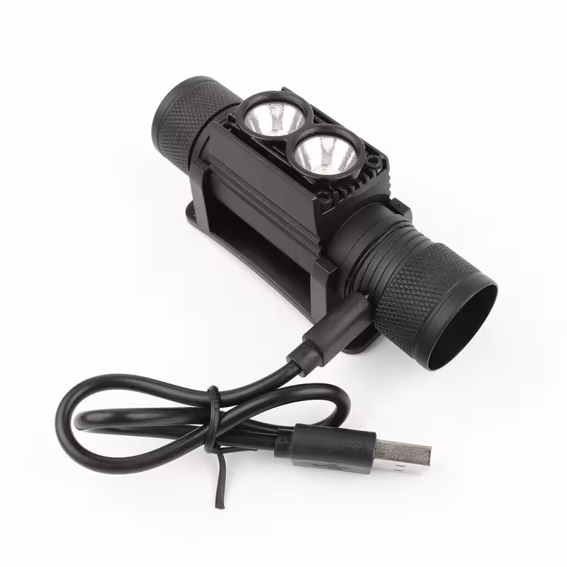 LED flashlight USB rechargeable
