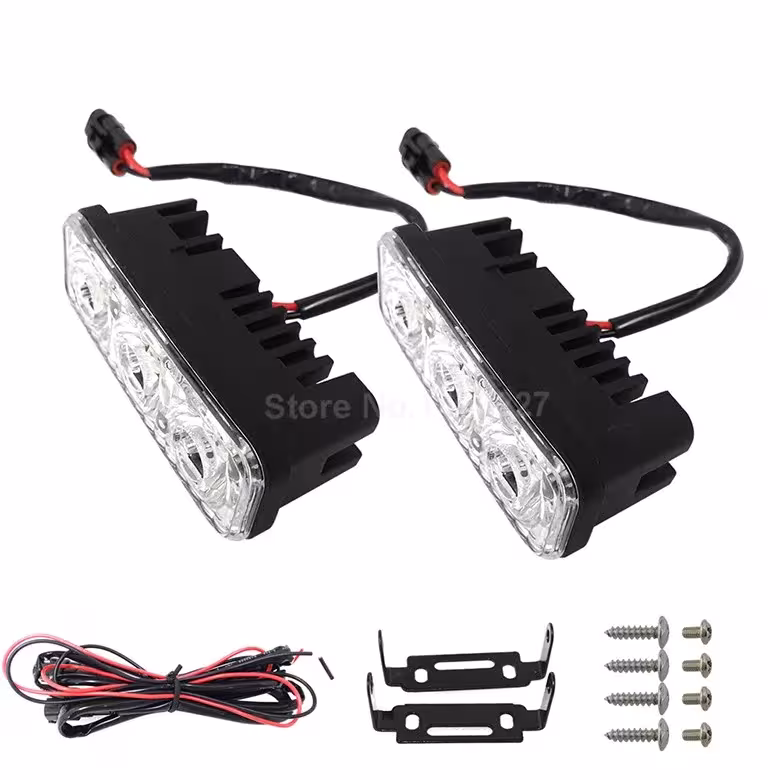 LED dienos žibintai automobiliui