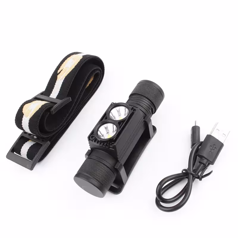 LED flashlight USB rechargeable