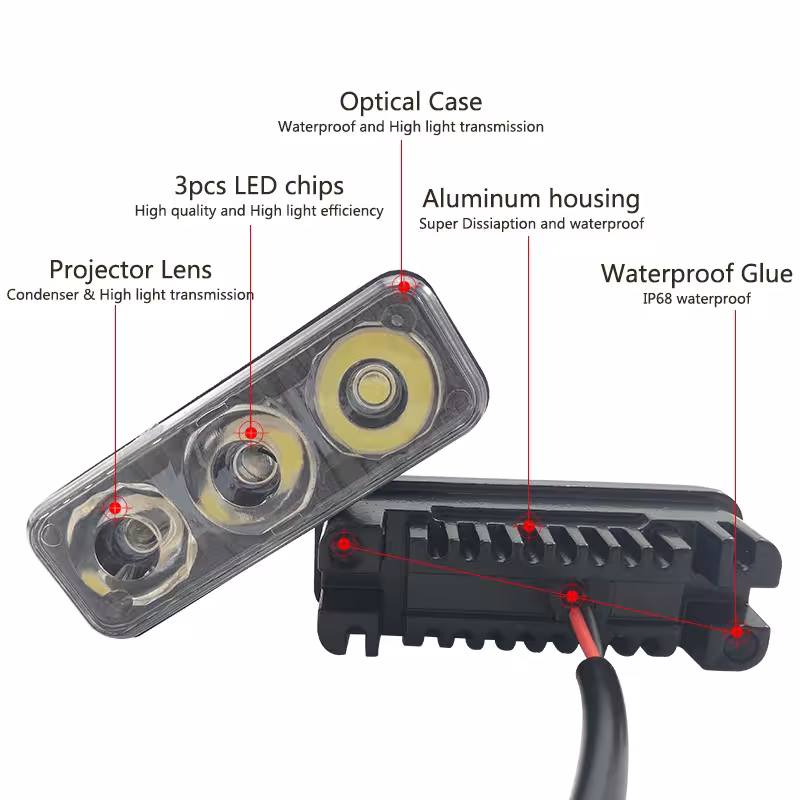 LED dienos žibintai automobiliui