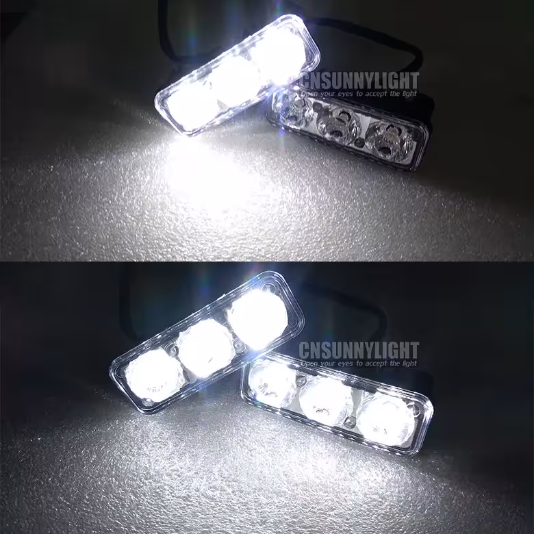 LED dienos žibintai automobiliui
