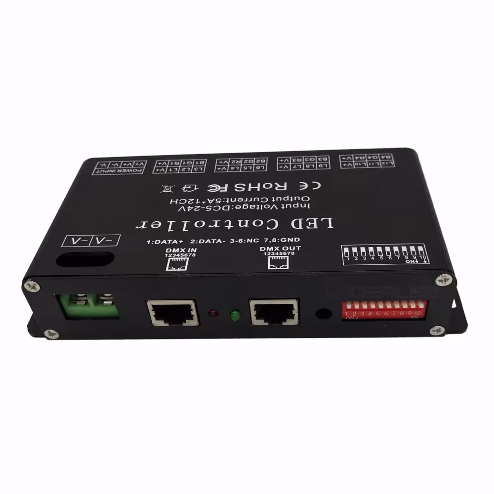 Decodificador DMX para el control LED