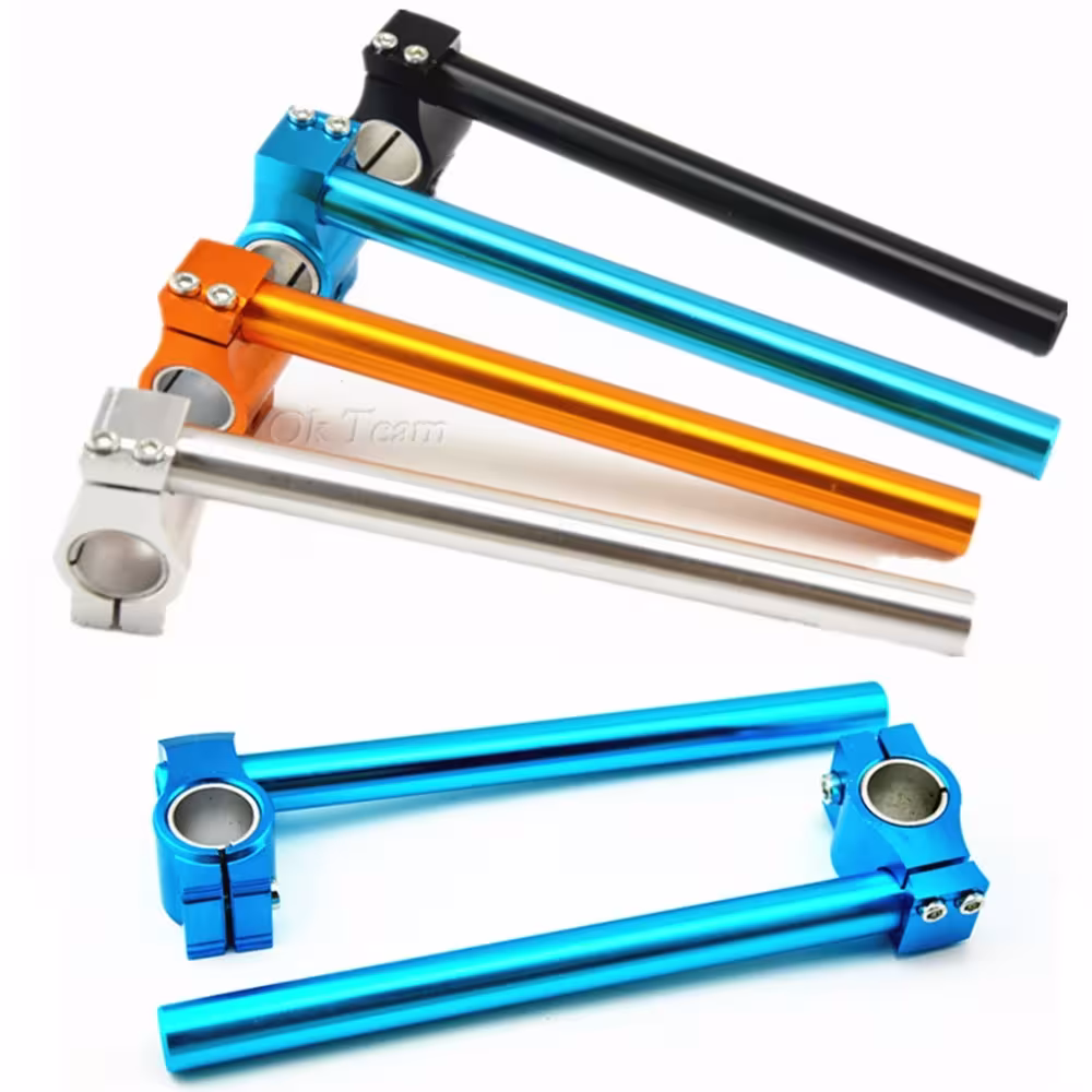 2pcs universal adjustable CNC motorcycle clip-on handlebar 26-30mm