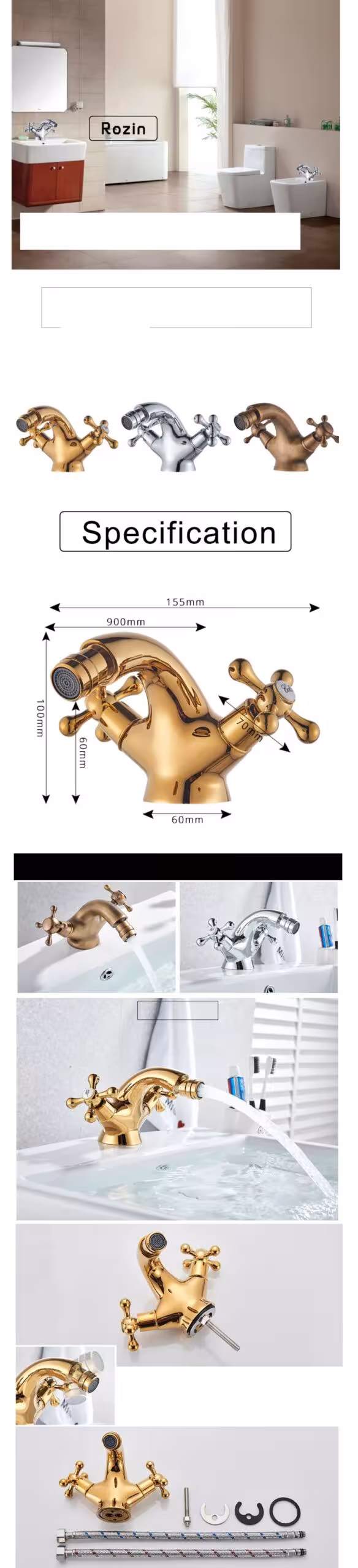 rubinetto bidet per bagno