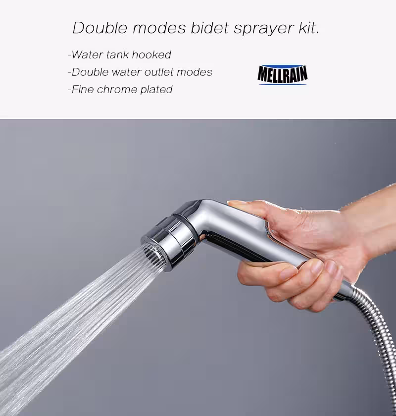 Tuyau flexible pour robinet de bidet.