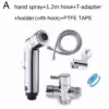 ensemble de robinet bidet